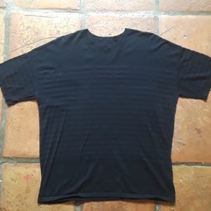 ALL SAINTS striped semi-sheer tee